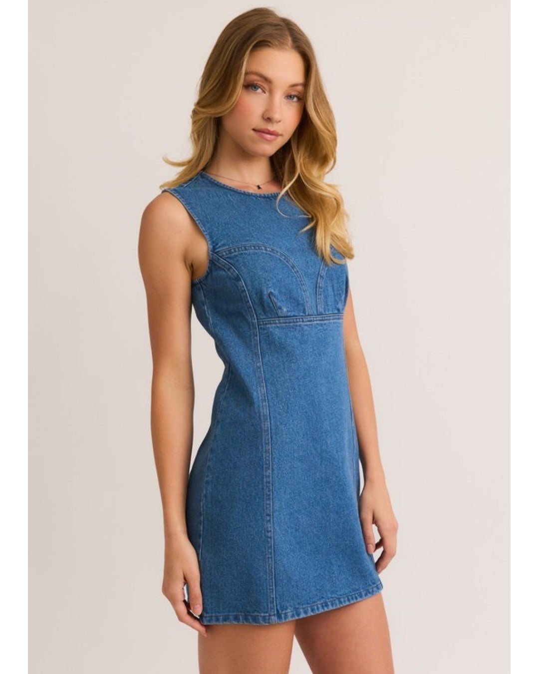 MINI DRESS DENIM  Sand Lux Apparel