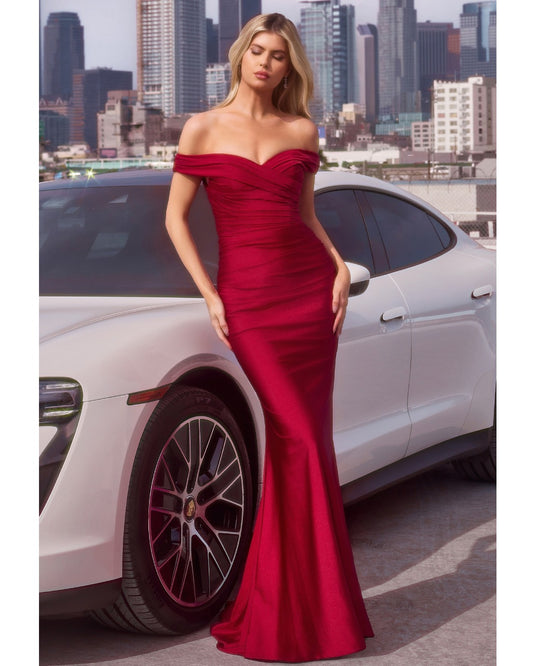 BURGUNDY MUSE DRESS