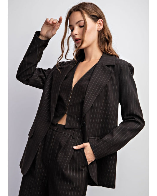 BLAZER METALLIC BLACK