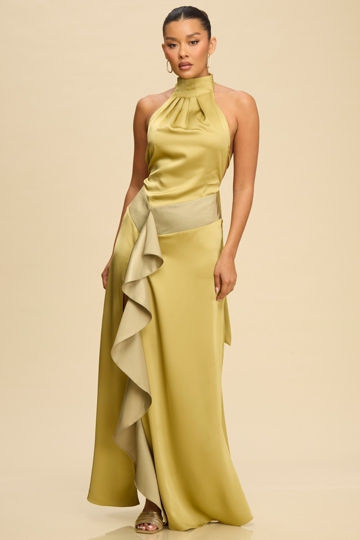 GOLDEN ELEGANCE MAXI DRESS