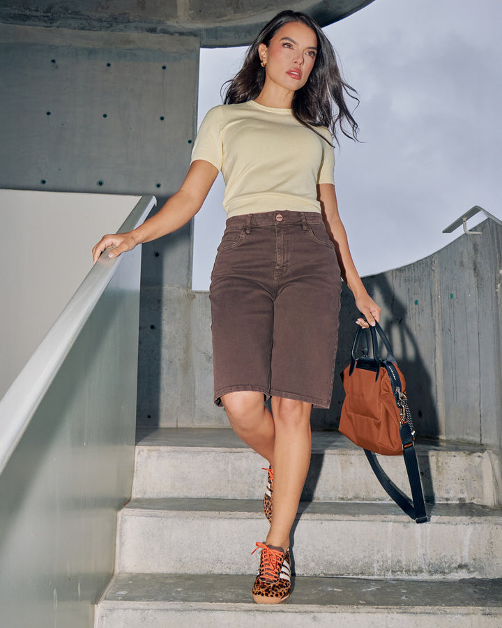 TERRA LUXE DENIM BERMUDA