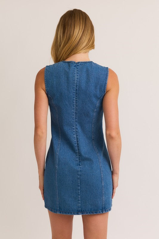 MINI DRESS DENIM