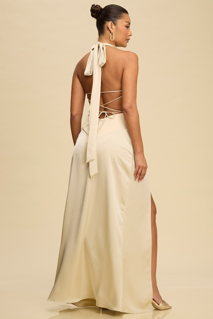GOLDEN ELEGANCE MAXI DRESS