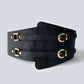 BLACK MALAGA LEATHER BELT