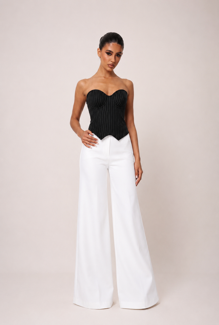 LUXE PINSTRIPE CORSET