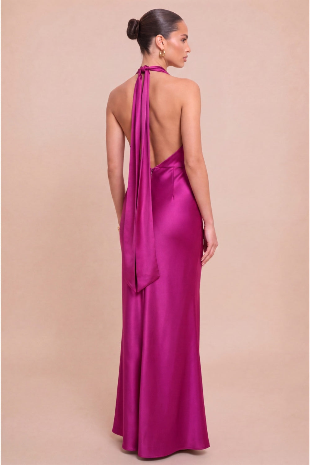 LUMINA HALTER MAXI DRESS
