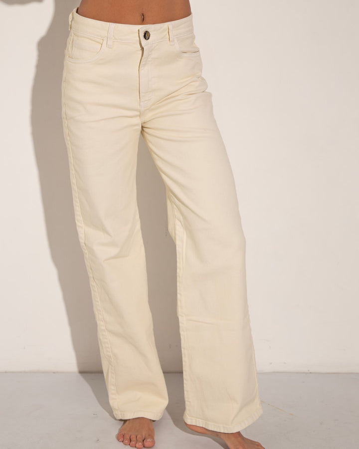 JEANS YELLOW WIDE LEG