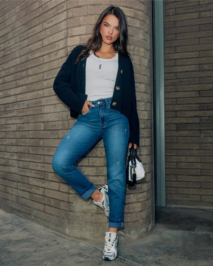 NOIR EDGE STRAIGHT JEANS