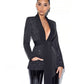 CRYSTAL BLACK BLAZER