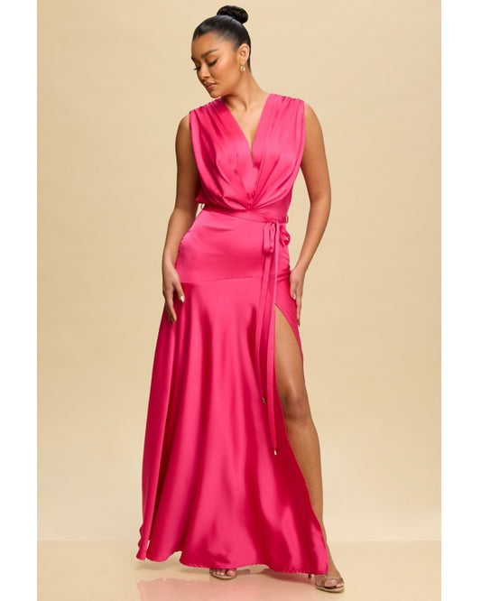 EVENING PETAL DRESS