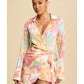 PINK AQUA TRINITY TIE ROMPER