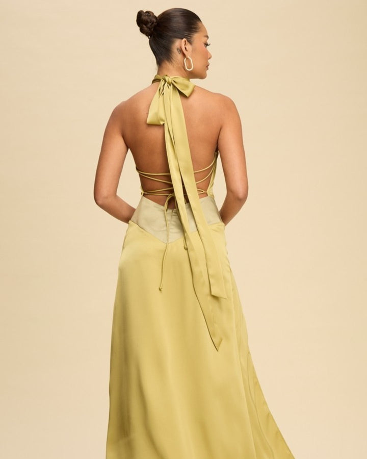 GOLDEN ELEGANCE MAXI DRESS