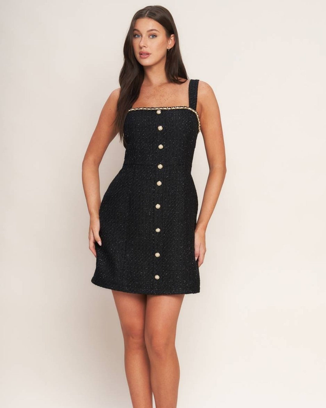 HARPER TWEED MINI DRESS