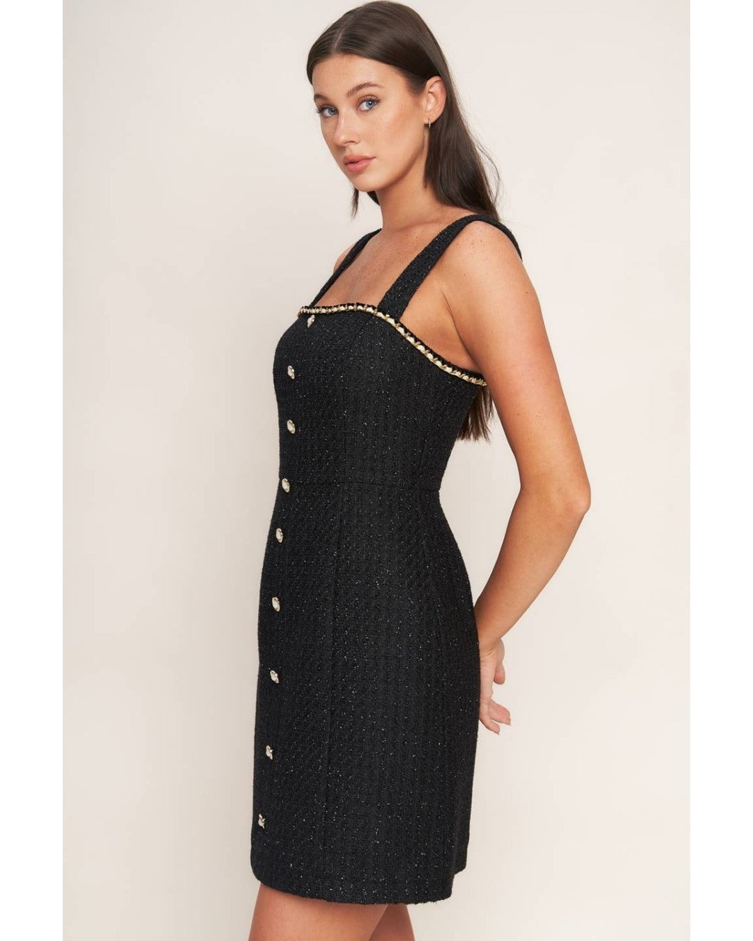 HARPER TWEED MINI DRESS