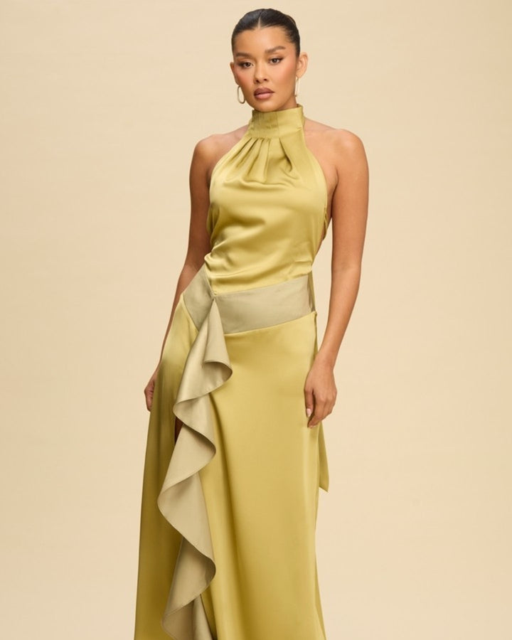 GOLDEN ELEGANCE MAXI DRESS
