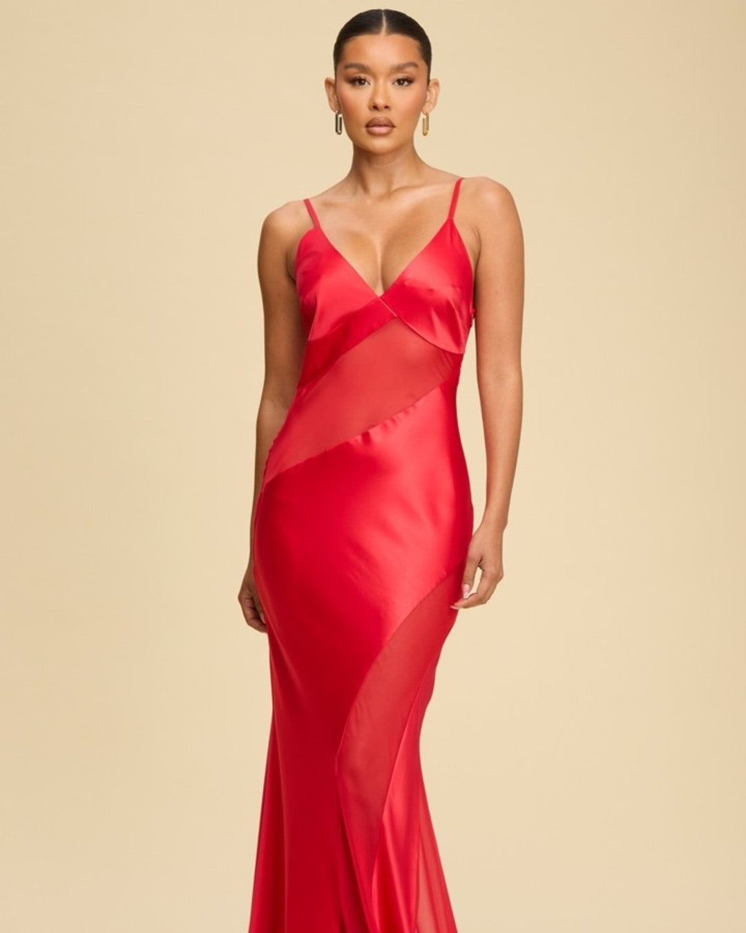 ETHEREAL MESH MAXI DRESS