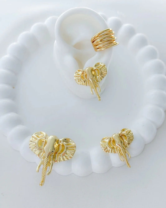 ELEPHANT AURA EARRING