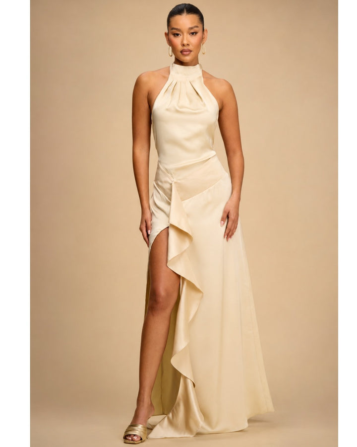 GOLDEN ELEGANCE MAXI DRESS