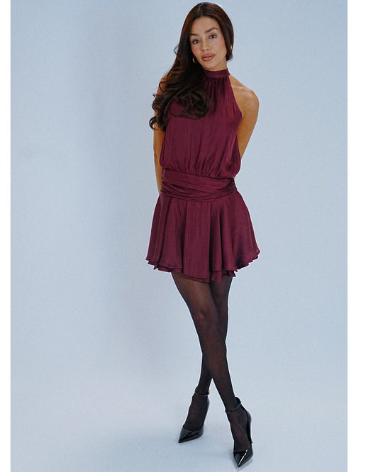 MERLOT MUSE DRESS