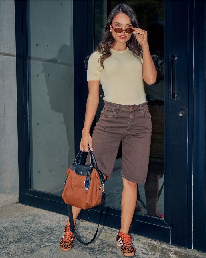 TERRA LUXE DENIM BERMUDA