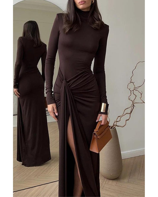 MOONLIT RUCHED MAXI