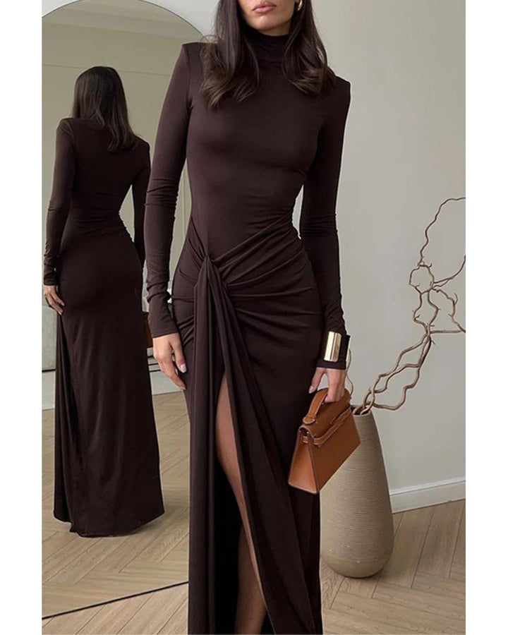 MOONLIT RUCHED MAXI