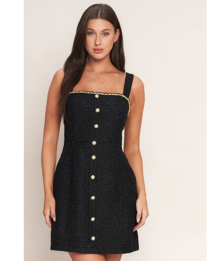 HARPER TWEED MINI DRESS