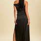 SATIN MAXI DRESS