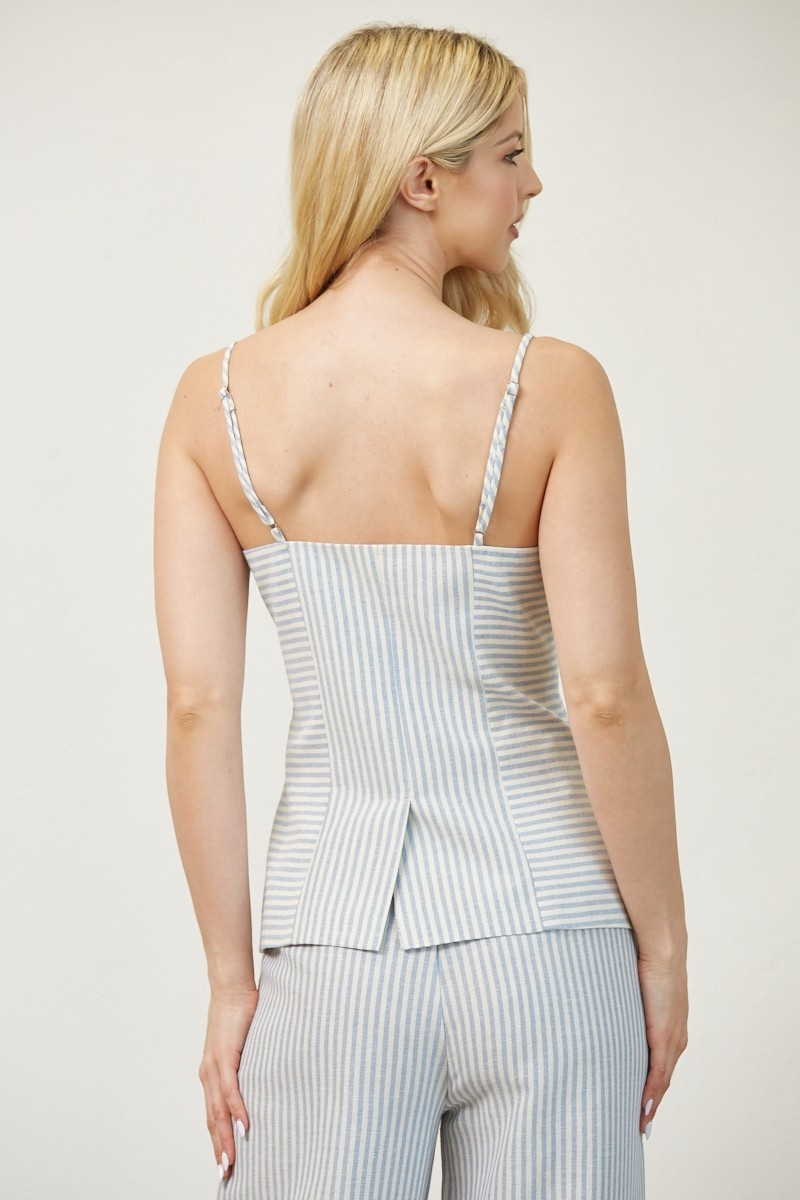 STRIPED WOVEN BUTTON SET