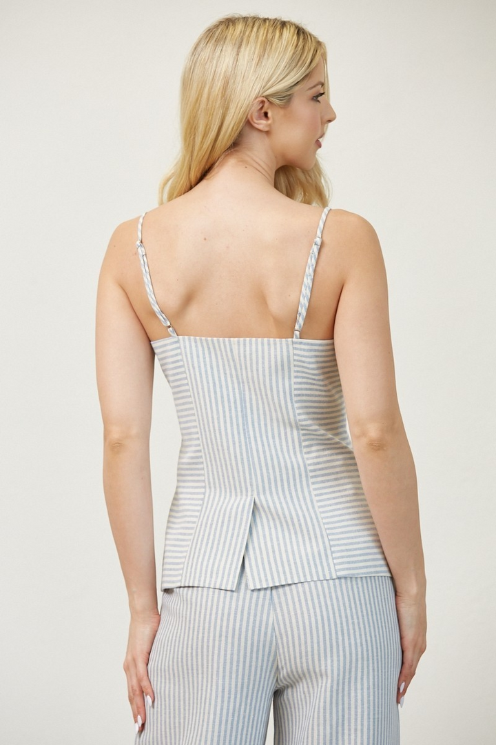 STRIPED WOVEN BUTTON SET