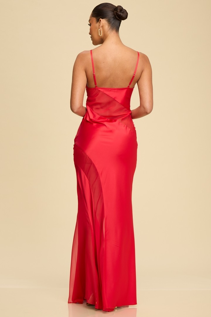 ETHEREAL MESH MAXI DRESS