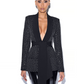 CRYSTAL BLACK BLAZER