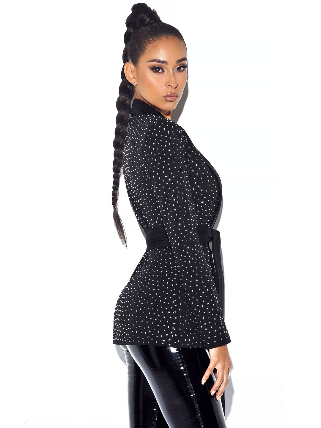 CRYSTAL BLACK BLAZER