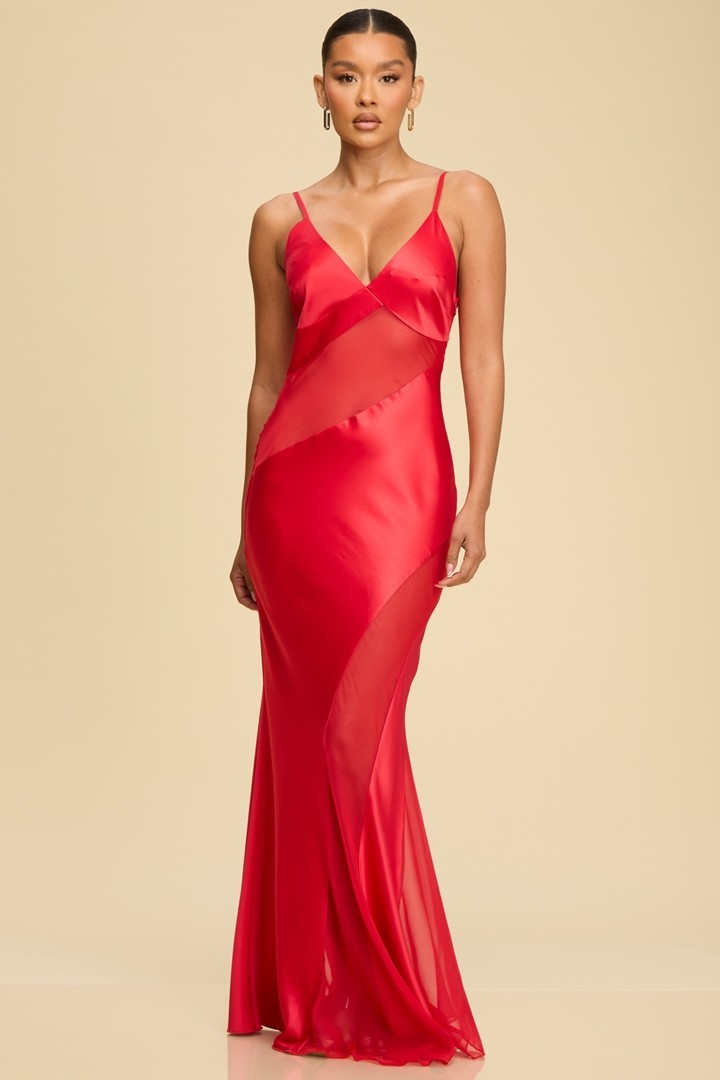 ETHEREAL MESH MAXI DRESS