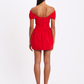 CRIMSON ALLURE MINI DRESS