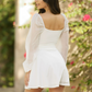 VERA WHITE MINI DRESS