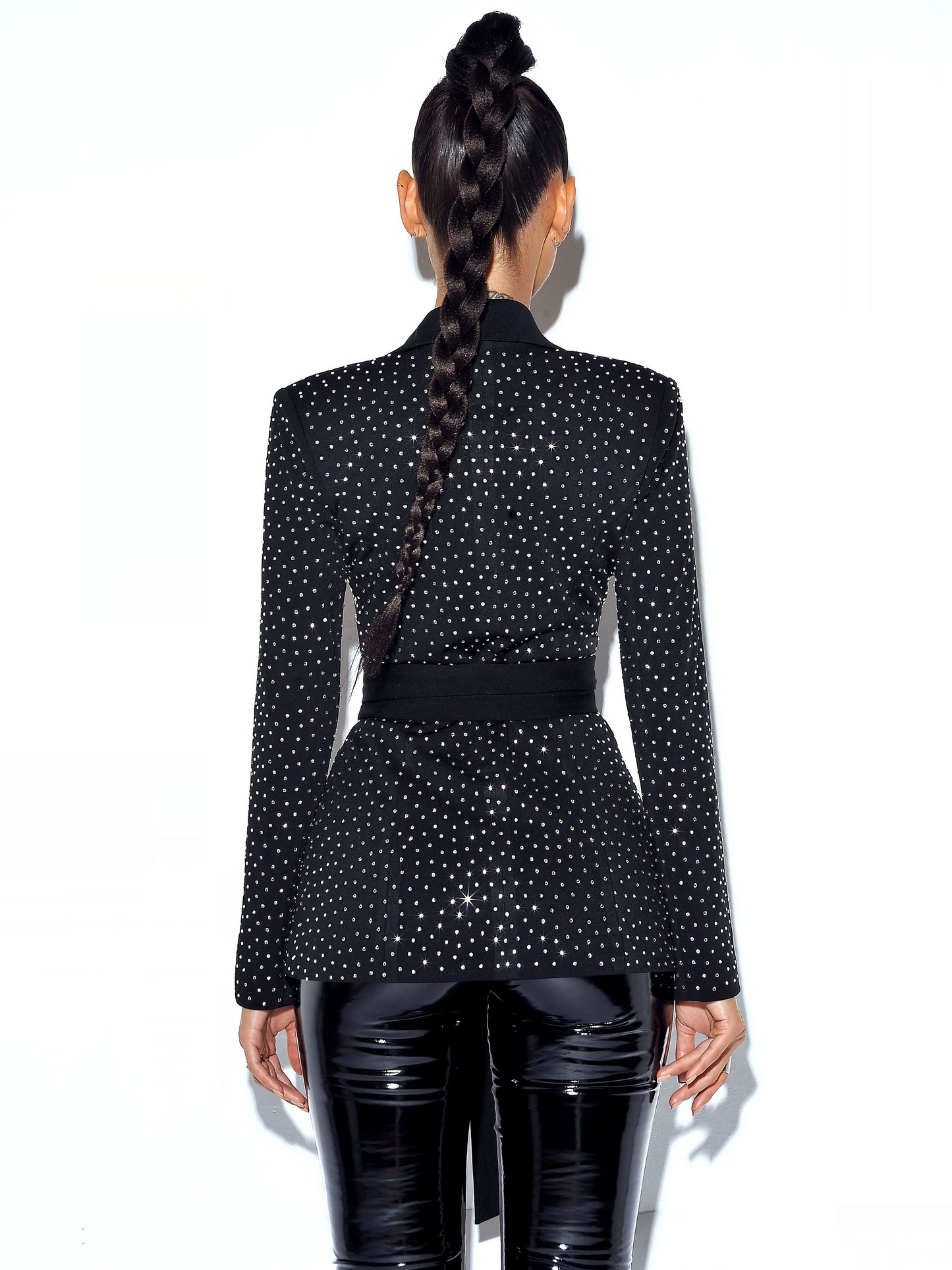 CRYSTAL BLACK BLAZER