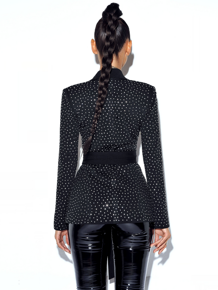 CRYSTAL BLACK BLAZER
