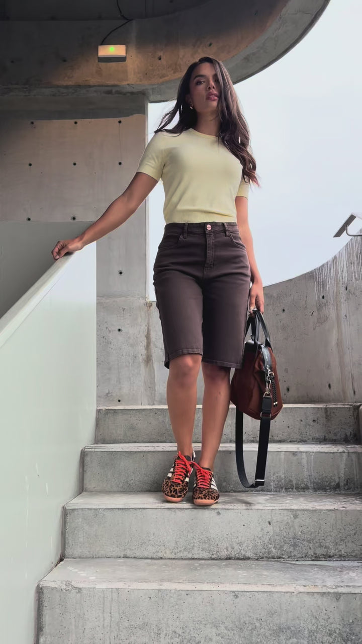 TERRA LUXE DENIM BERMUDA