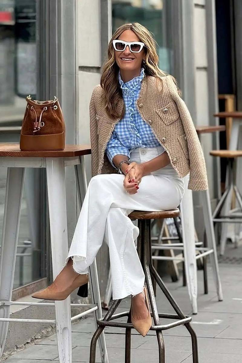 BUTTON JACKET CHIC